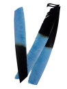 Kuro Naturfedern VL RW blau/schwarz