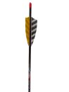 Black Eagle Intrepid mit Naturfedern Fertigpfeil 700 gelb/orange
