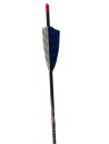 Black Eagle Intrepid mit Naturfedern Fertigpfeil 700 gelb/orange