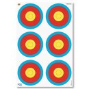 Zielscheibenauflage 6er Bild